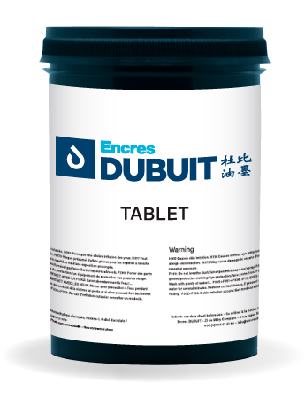 Encres DUBUIT-SCREEN PRINTING-SOLVENT-Tablet