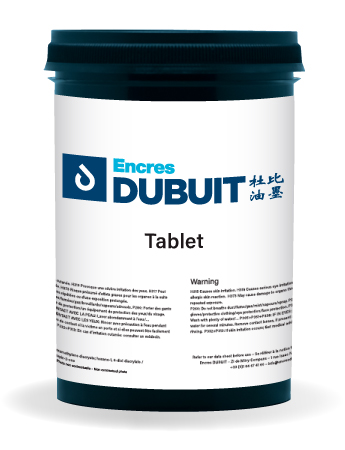 Encres DUBUIT-SCREEN PRINTING-SOLVENT-Tablet
